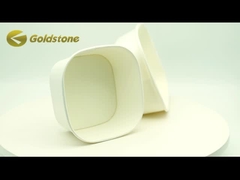 500 मिलीलीटर खाद्य-सुरक्षित और बहुमुखी सलाद के लिए आयताकार कागज के कटोरे पास्ता डेसर्ट